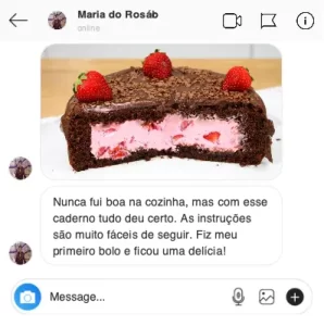 Depoimento de cliente